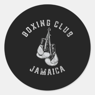Adesivo Boxeiro Clube Jamaica Luvas