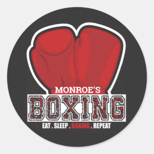 Adesivo Boxer Boxer Boxing Glove Prize Fighter