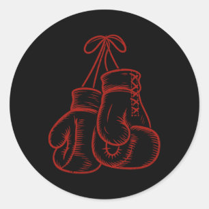 Adesivo Boxer Boxer Ring Arte Marcial Kickboxer Trai