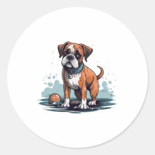 Adesivo Boxer Briefs com Design PupArt - Gráfico de Cachor