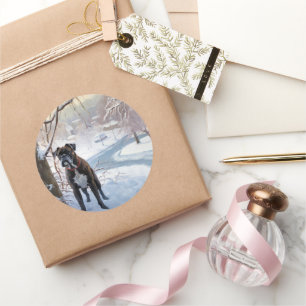 Adesivo Boxer Deixe-o nevar no Natal