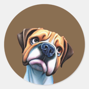 Adesivo Boxer Dog
