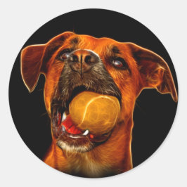 Adesivo Boxer Dog Modern Art