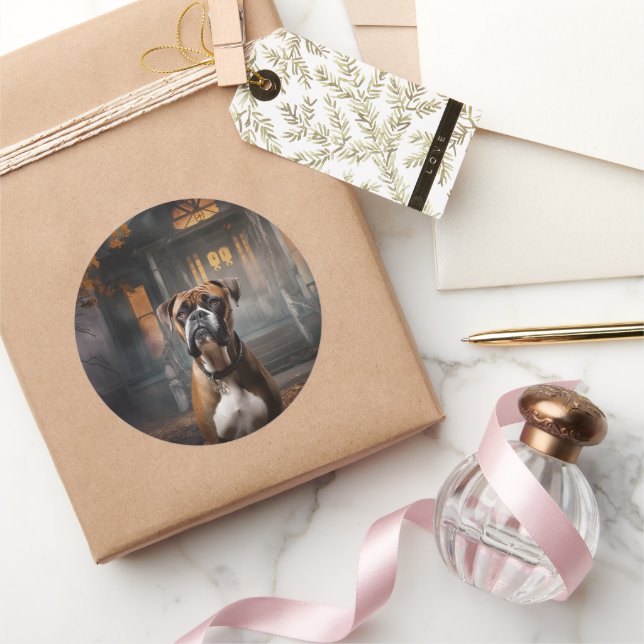 Adesivo Boxer Halloween Assustador (Presentear)