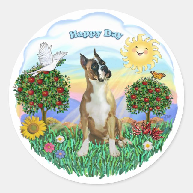 Adesivo Boxer (orelhas cortadas) (Frente)