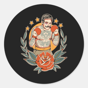 Adesivo Boxin Flash Edgy Boxin da Tatuagem Tradicional Ame