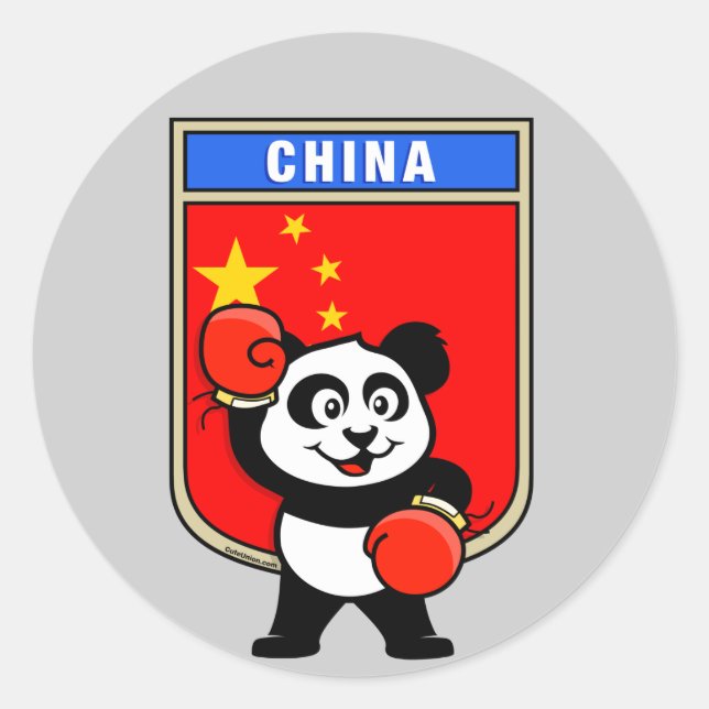 Adesivo Boxing China Panda (Frente)