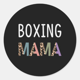 Adesivo Boxing Mama Boxer Women Gift - Engraçado Boxando M