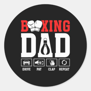 Adesivo Boxing Pai Drive Pay Clap Boxing Padre