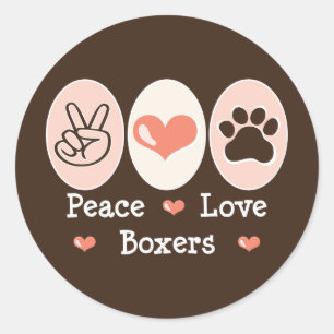 Adesivo Boxkers do Peace Love