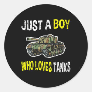 Adesivo Boy ama Tanques Shirt Ww2 Memabilia Guerra Mundial