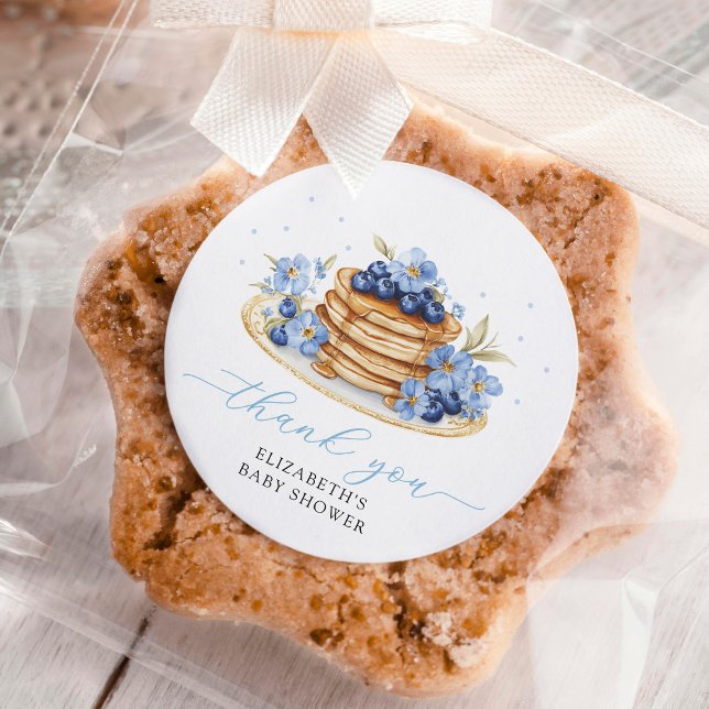 Adesivo Boy Baby Brunch Obrigado Chá de fraldas (Criador carregado)