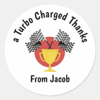 Adesivo Boy Toy Car Birthday Party Favor 