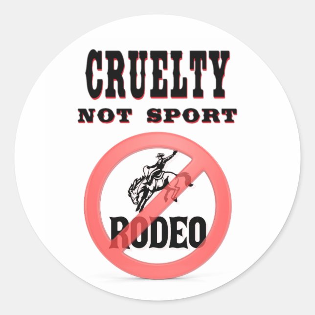Adesivo Boycott Rodeo (Frente)