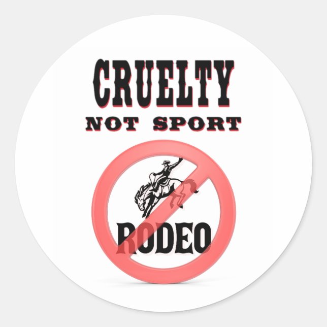 Adesivo Boycott Rodeo (Frente)