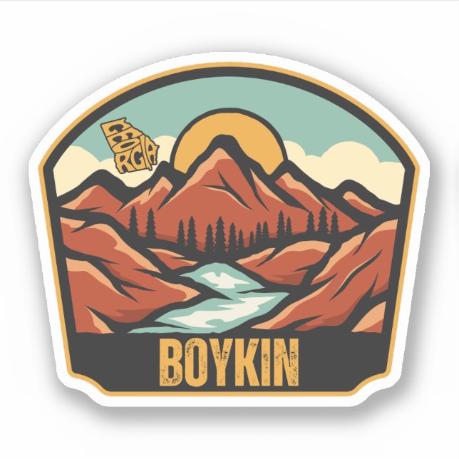Adesivo Boykin, Geórgia (Frente)