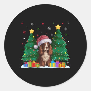 Adesivo Boykin Spaniel Dog Amava Santa Hat Ugly Natal