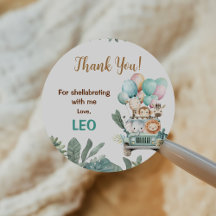 Boys Cute Safari Birthday 