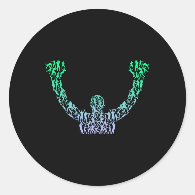 Adesivo Boys Silhouer Boxer Shirt Boxin Boxin (Frente)