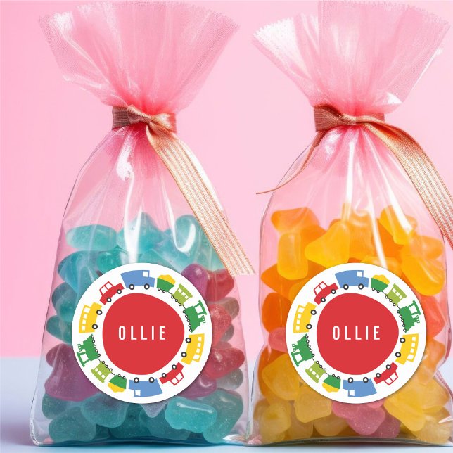 Adesivo Boys Toys Colorful Transport Kid (Criador carregado)