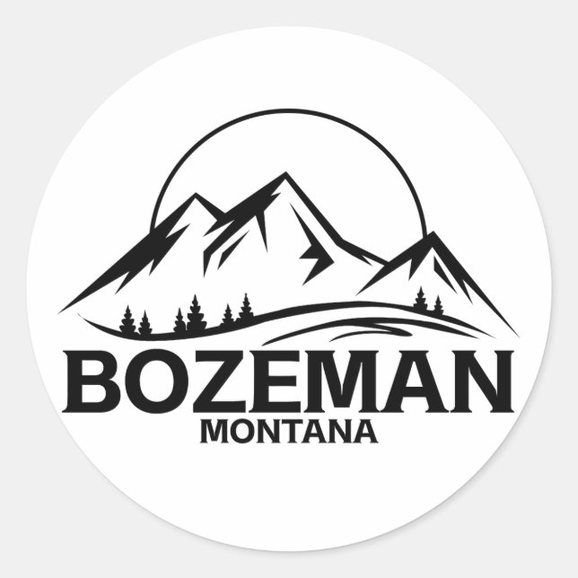 Adesivo Bozeman, Montana (Frente)