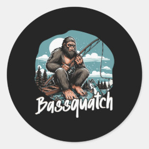 Adesivo Bquatch! Pesca Funny Outdoor Pescador Retro Gif