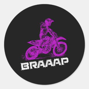Adesivo Braap Braap Motocross Acessórios Camada