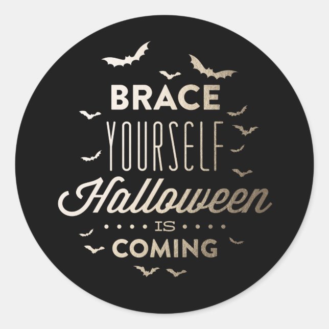 Adesivo BRAÇAR-SE A SER O VESTIDO DE Halloween (Frente)