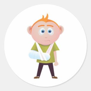 Adesivo Braço quebrado