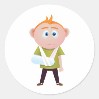 Adesivo Braço quebrado