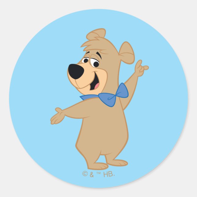 Adesivo Braços com Urso Boo-Boo Amplos (Frente)