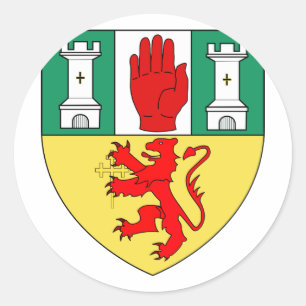 Adesivo Braços de Antrim, Ireland