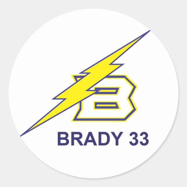 ADESIVO BRADY 33 (Frente)