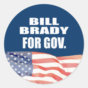 ADESIVO BRADY DA CONTA PARA O GOVERNADOR