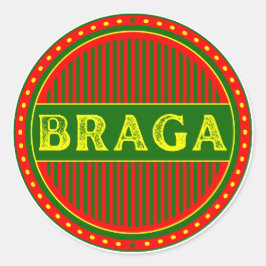 Adesivo Braga City Pride Emblem – Portuguese Identity