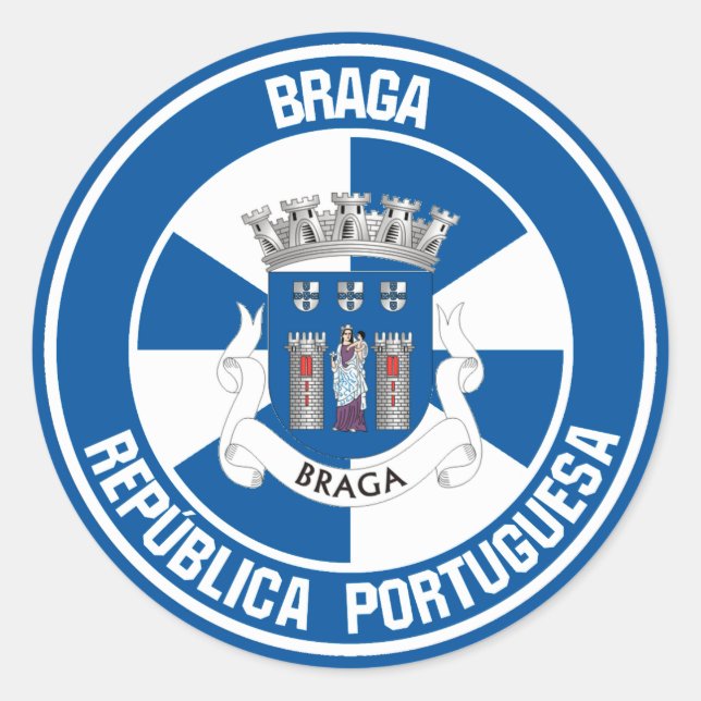Adesivo Braga Round Emblem (Frente)