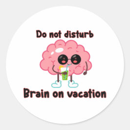 Adesivo Brain on Vacation