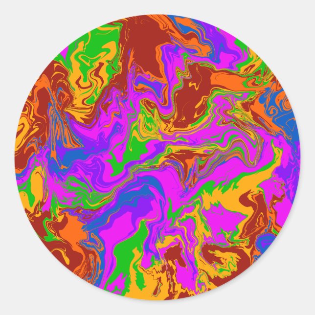 Adesivo Brain Porridge em Abstrato (Frente)