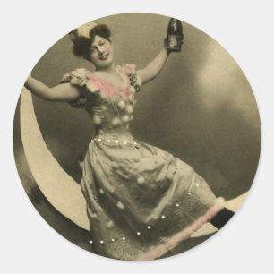 Adesivo Brama de Champanhe em Lua Crescente