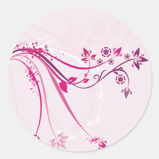 Adesivo Branca Rosa (Frente)