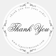 Branca Simples Obrigado Vintage Elegante