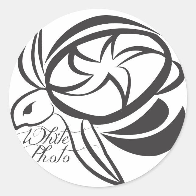 Adesivo branco (Frente)