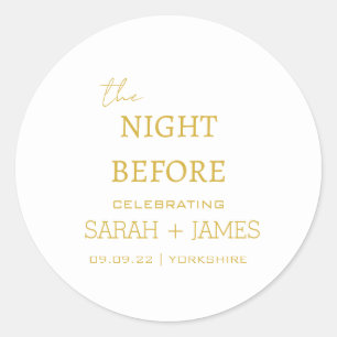 Adesivo Branco Minimalista E Dourado Antes