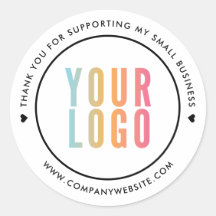 Branco Obrigada Por Apoiar Meu Pequeno Negócio