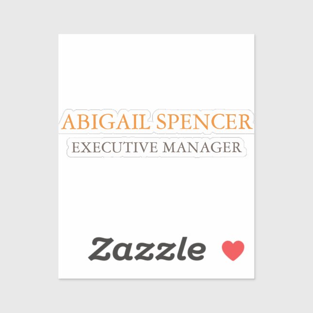 Adesivo Branco preto simples e comum clássico (Folha)