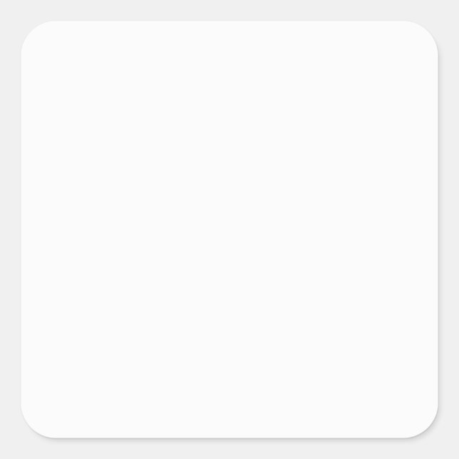 Adesivo branco quadrado (Frente)