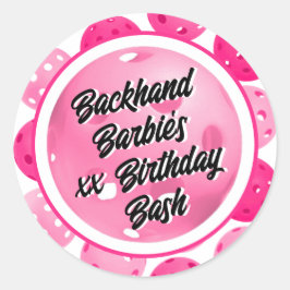 Adesivo Branco Rosa-Rosa-Coletor-Festa de aniversário-Colo