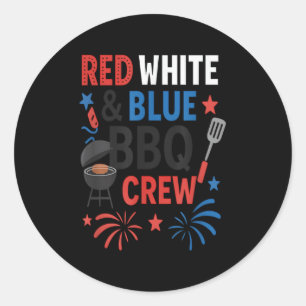 Adesivo Branco Vermelho E Azul - Independência Patriótica
