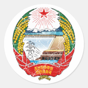 Adesivo Brasão da Coreia do Norte