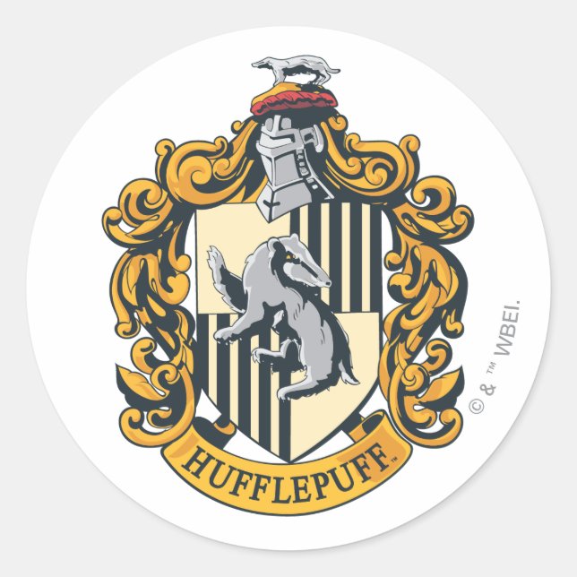 Adesivo Brasão da Hufflepuff (Frente)